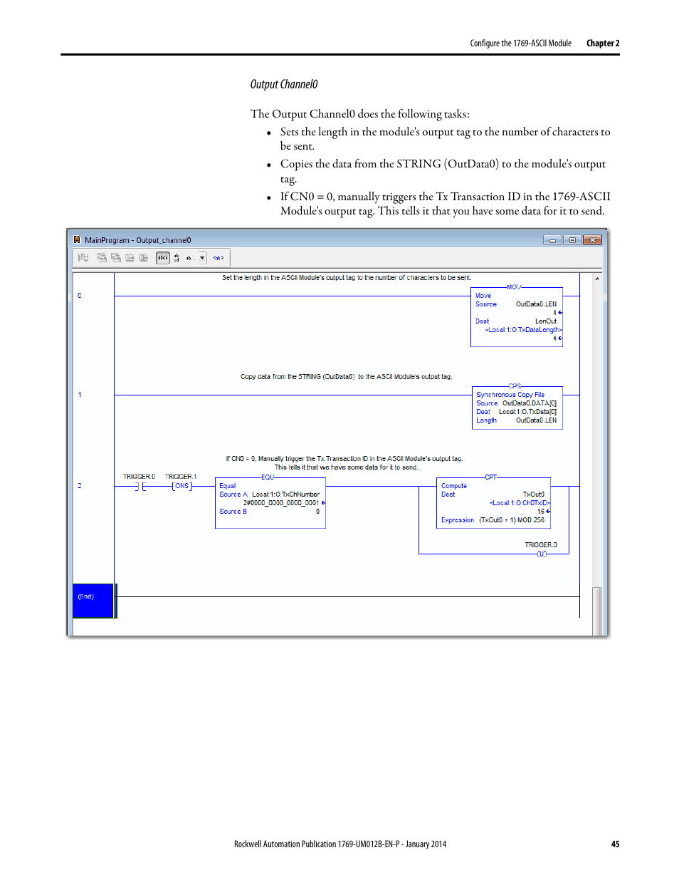 Rockwell Automation 1769-ASCII Compact I/O ASCII Module User Manual | Page 45 / 118