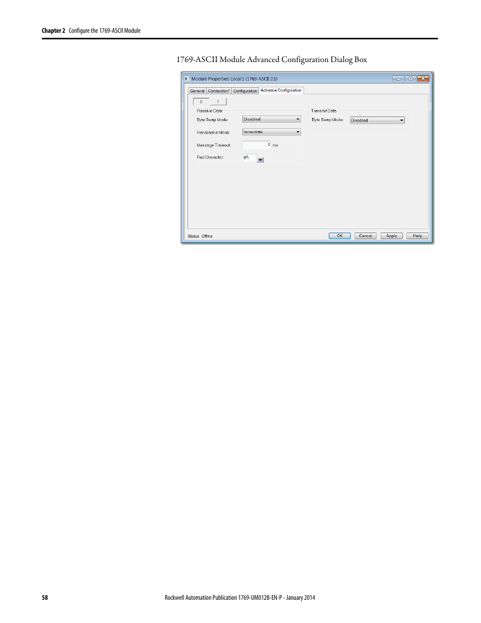 Rockwell Automation 1769-ASCII Compact I/O ASCII Module User Manual | Page 58 / 118