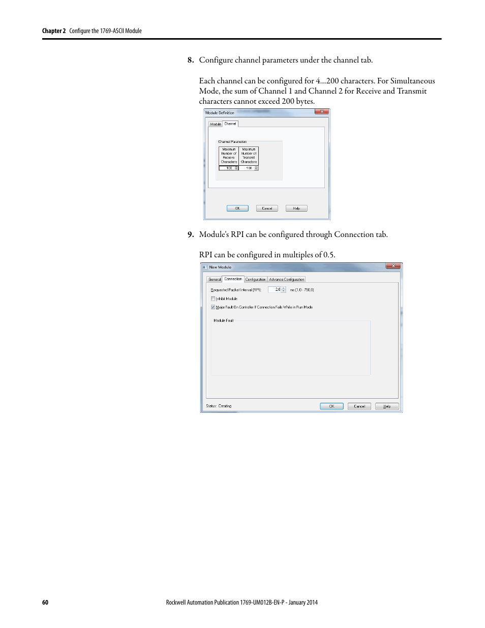Rockwell Automation 1769-ASCII Compact I/O ASCII Module User Manual | Page 60 / 118
