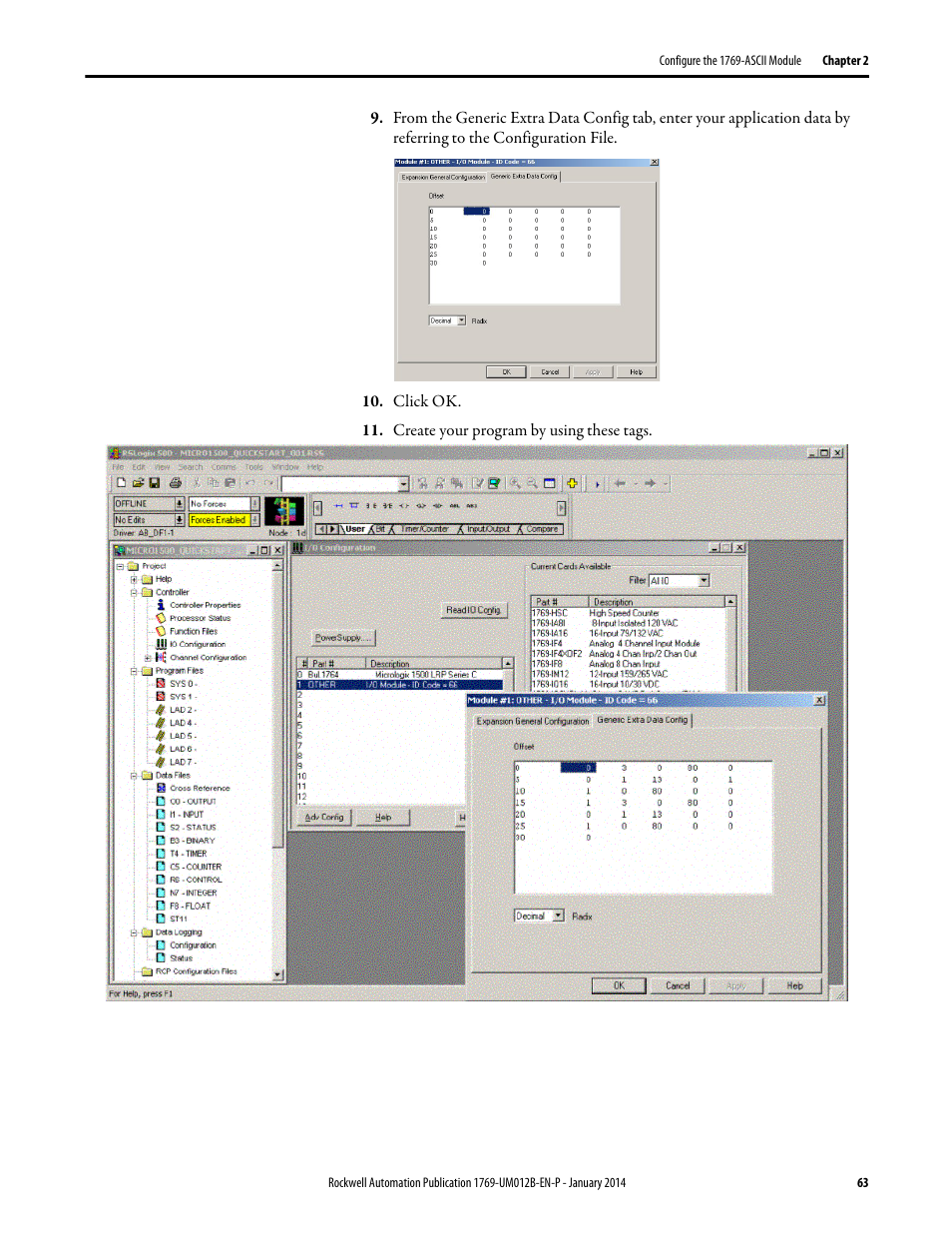 Rockwell Automation 1769-ASCII Compact I/O ASCII Module User Manual | Page 63 / 118