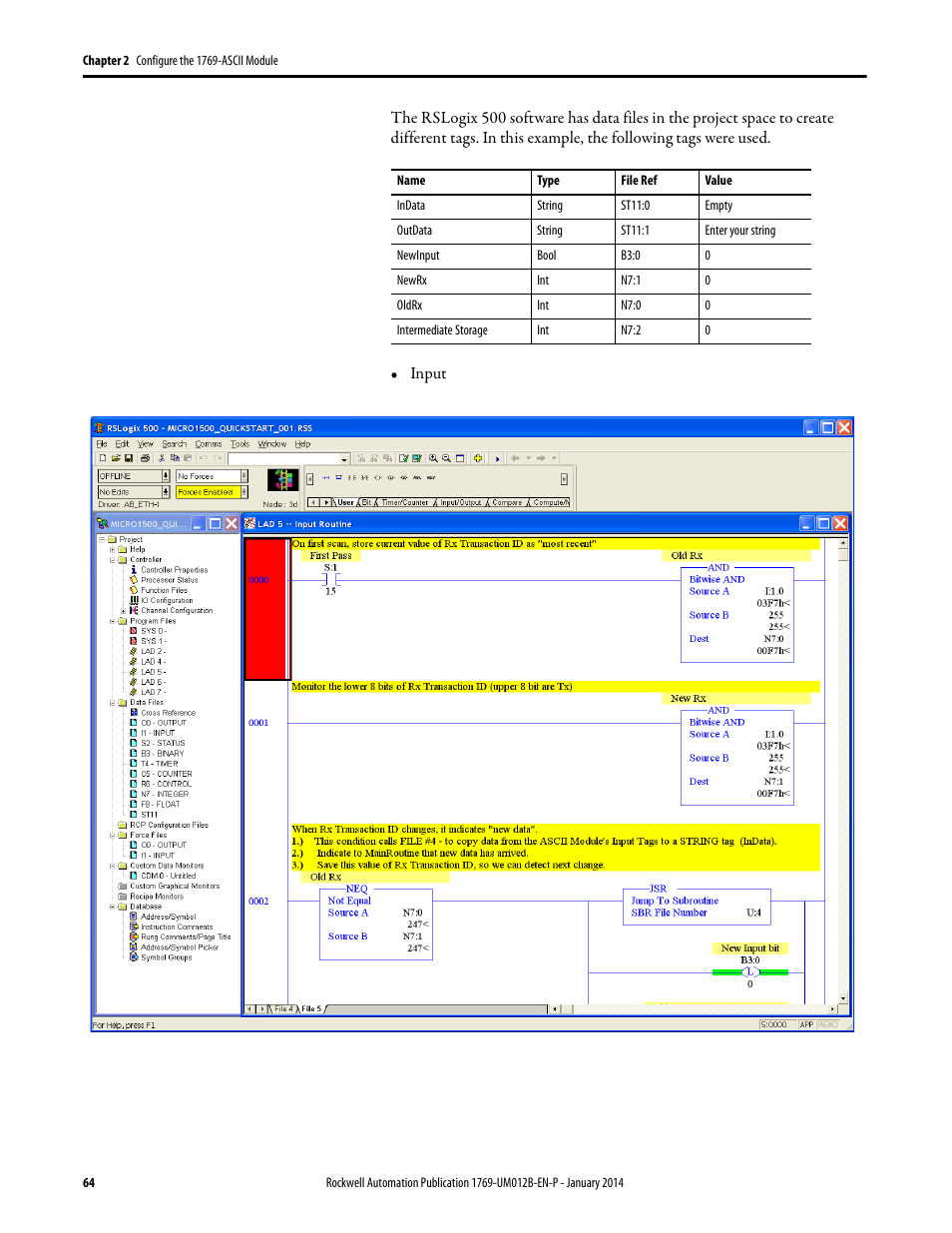 Rockwell Automation 1769-ASCII Compact I/O ASCII Module User Manual | Page 64 / 118