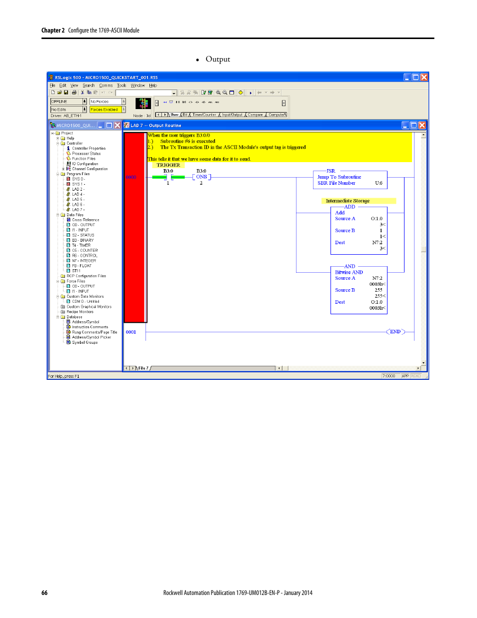 Rockwell Automation 1769-ASCII Compact I/O ASCII Module User Manual | Page 66 / 118