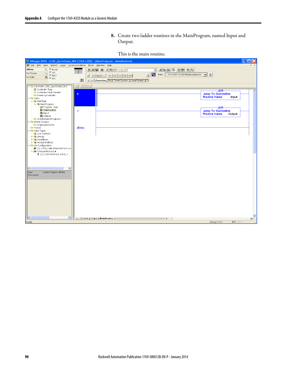 Rockwell Automation 1769-ASCII Compact I/O ASCII Module User Manual | Page 90 / 118