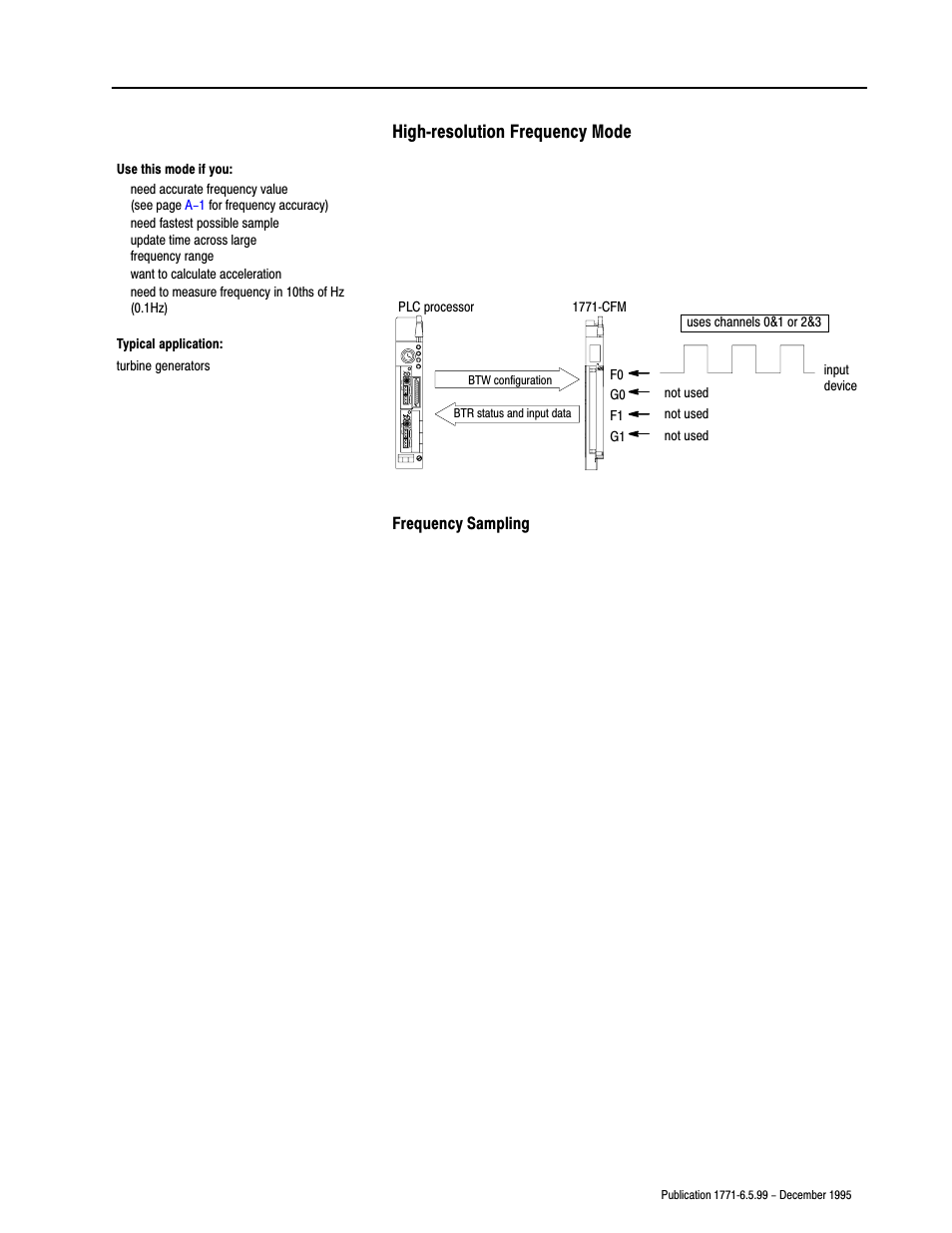Rockwell Automation 1771-CFM,D17716.5.99 CONFIGURABLE FLOWMET User Manual | Page 45 / 99