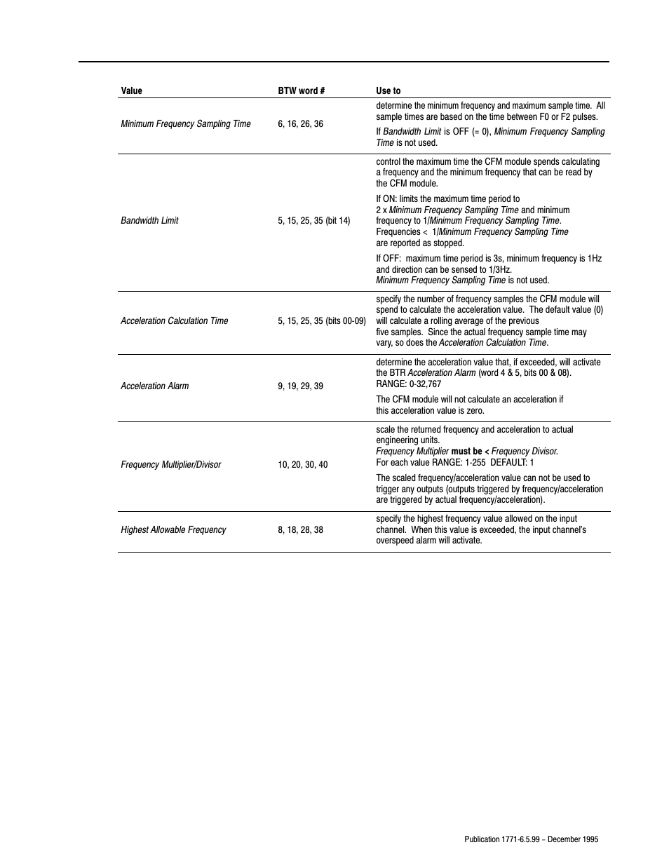 Rockwell Automation 1771-CFM,D17716.5.99 CONFIGURABLE FLOWMET User Manual | Page 49 / 99