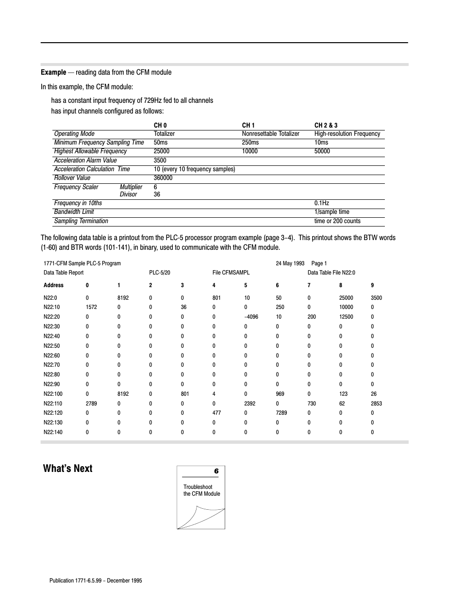 What's next | Rockwell Automation 1771-CFM,D17716.5.99 CONFIGURABLE FLOWMET User Manual | Page 56 / 99