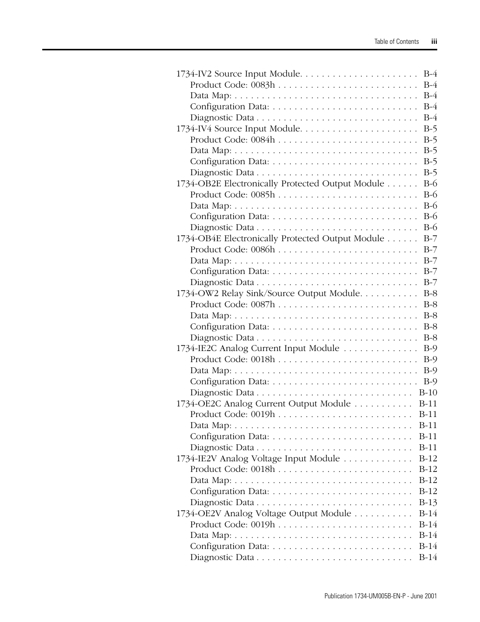 Rockwell Automation 1734-APB Point I/O Profibus Adapter Module User Manual | Page 9 / 88