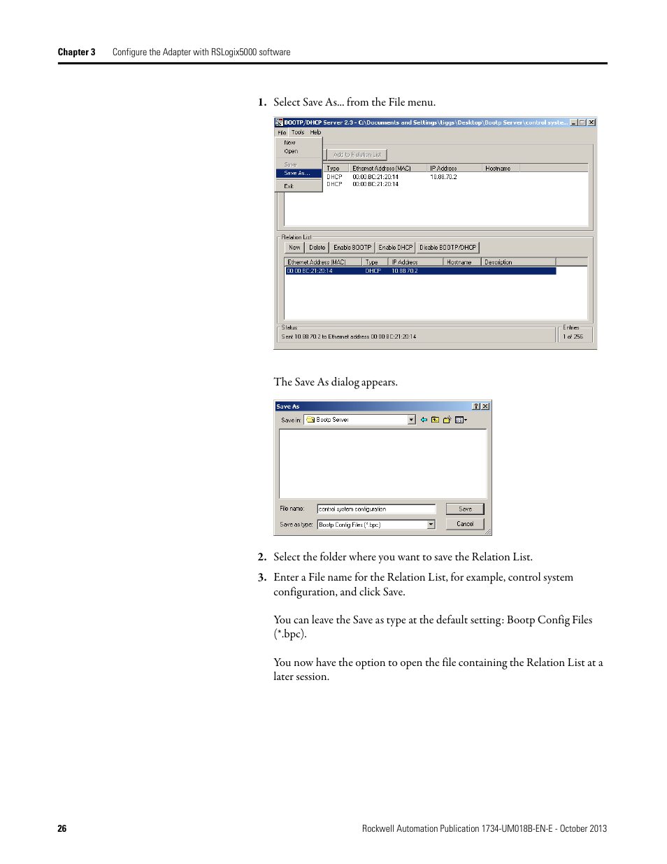 Rockwell Automation 1734-AENT, Series B POINT I/O EtherNet/IP Adapter Module User Manual User Manual | Page 36 / 118