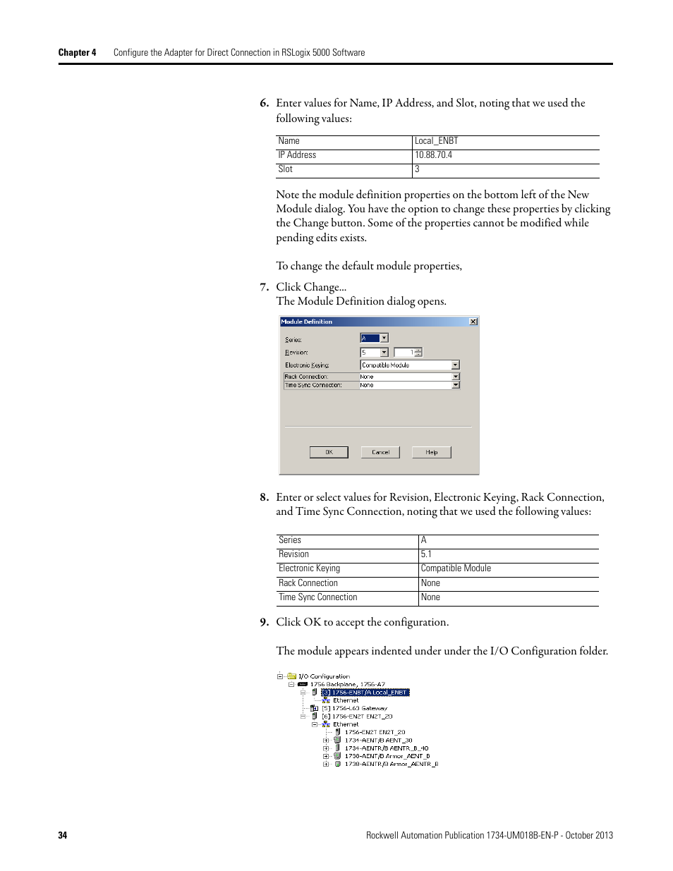 Rockwell Automation 1734-AENT, Series B POINT I/O EtherNet/IP Adapter Module User Manual User Manual | Page 44 / 118