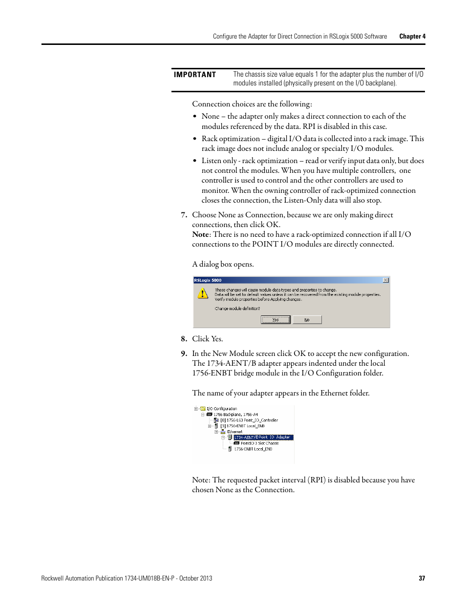 Rockwell Automation 1734-AENT, Series B POINT I/O EtherNet/IP Adapter Module User Manual User Manual | Page 47 / 118