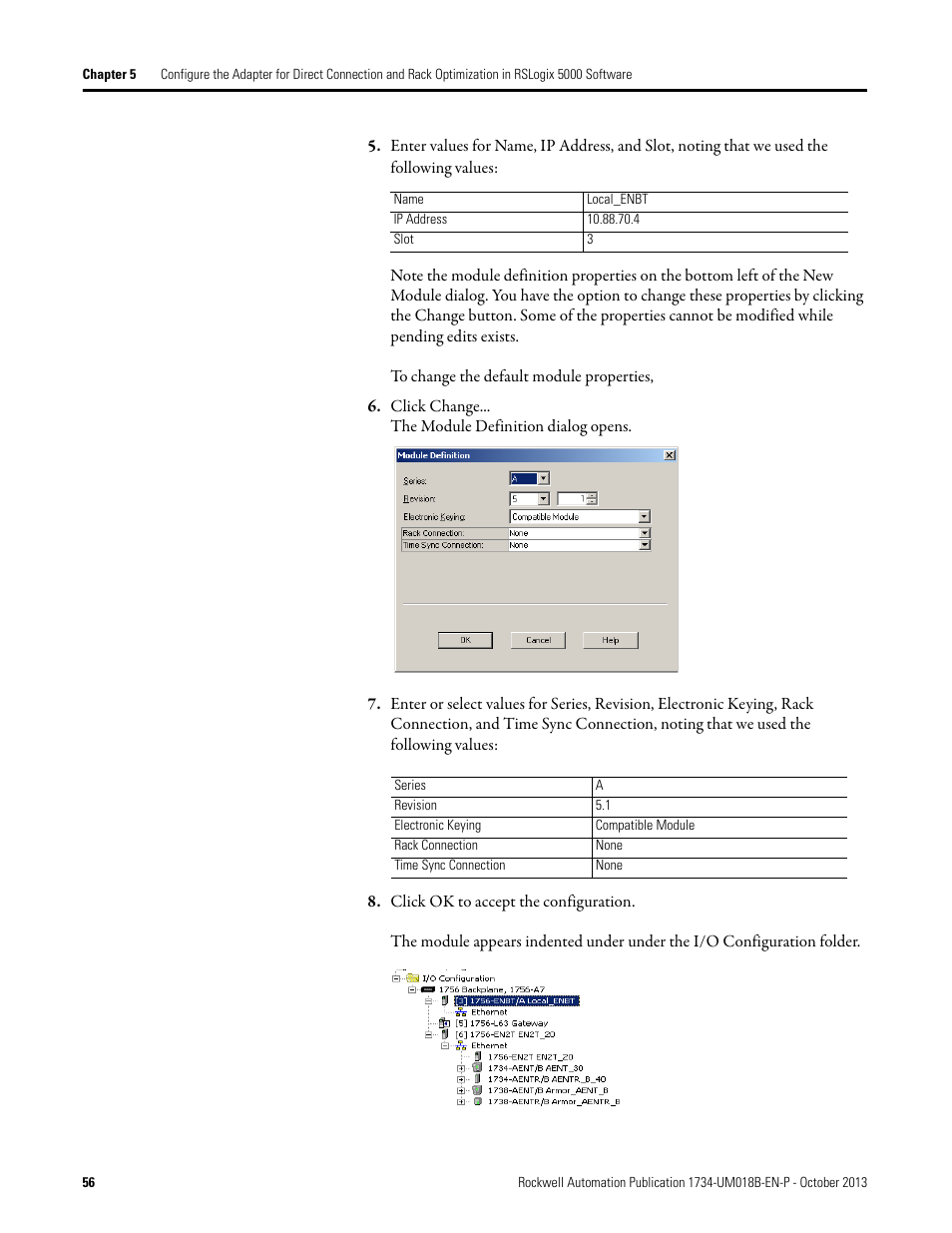 Rockwell Automation 1734-AENT, Series B POINT I/O EtherNet/IP Adapter Module User Manual User Manual | Page 66 / 118