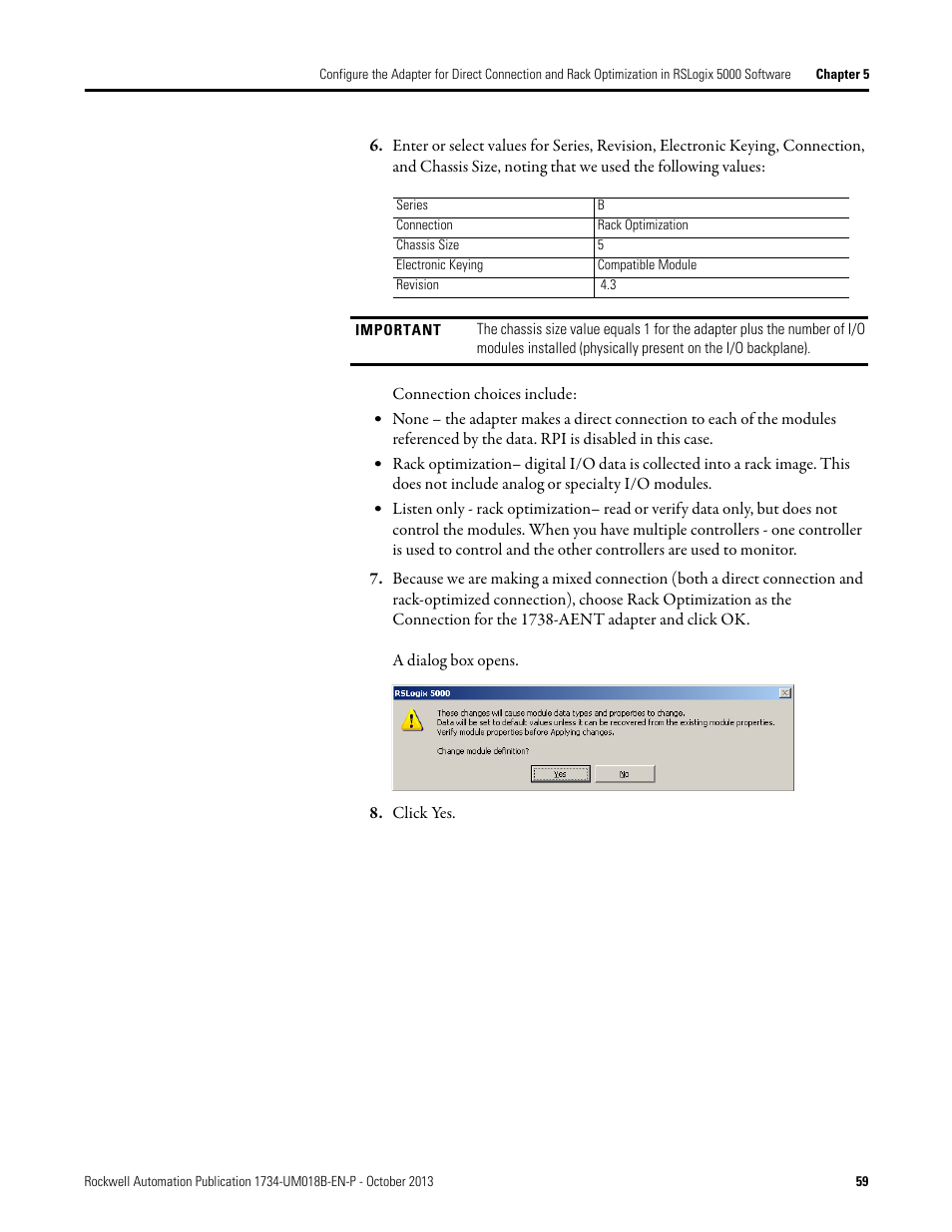 Rockwell Automation 1734-AENT, Series B POINT I/O EtherNet/IP Adapter Module User Manual User Manual | Page 69 / 118
