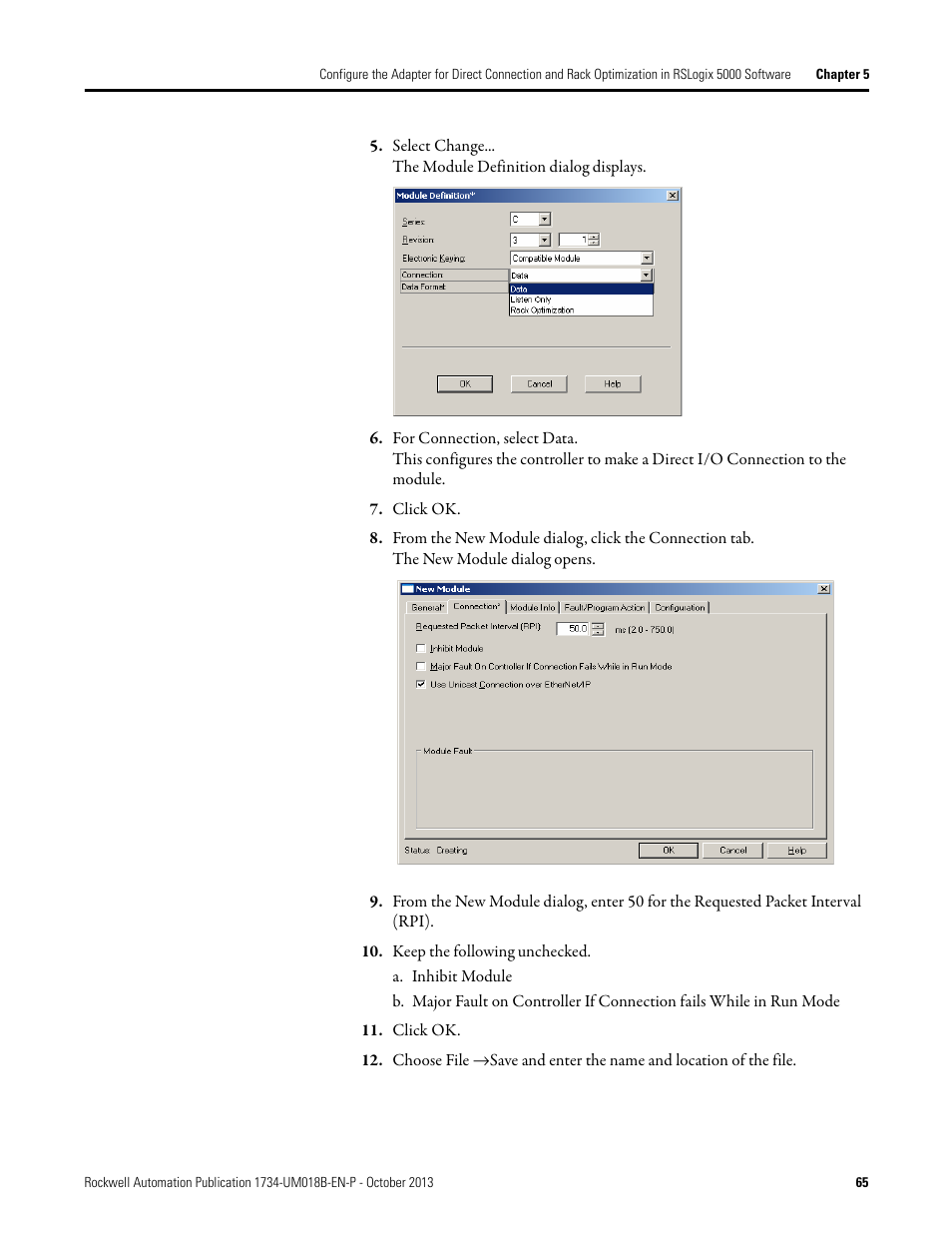 Rockwell Automation 1734-AENT, Series B POINT I/O EtherNet/IP Adapter Module User Manual User Manual | Page 75 / 118