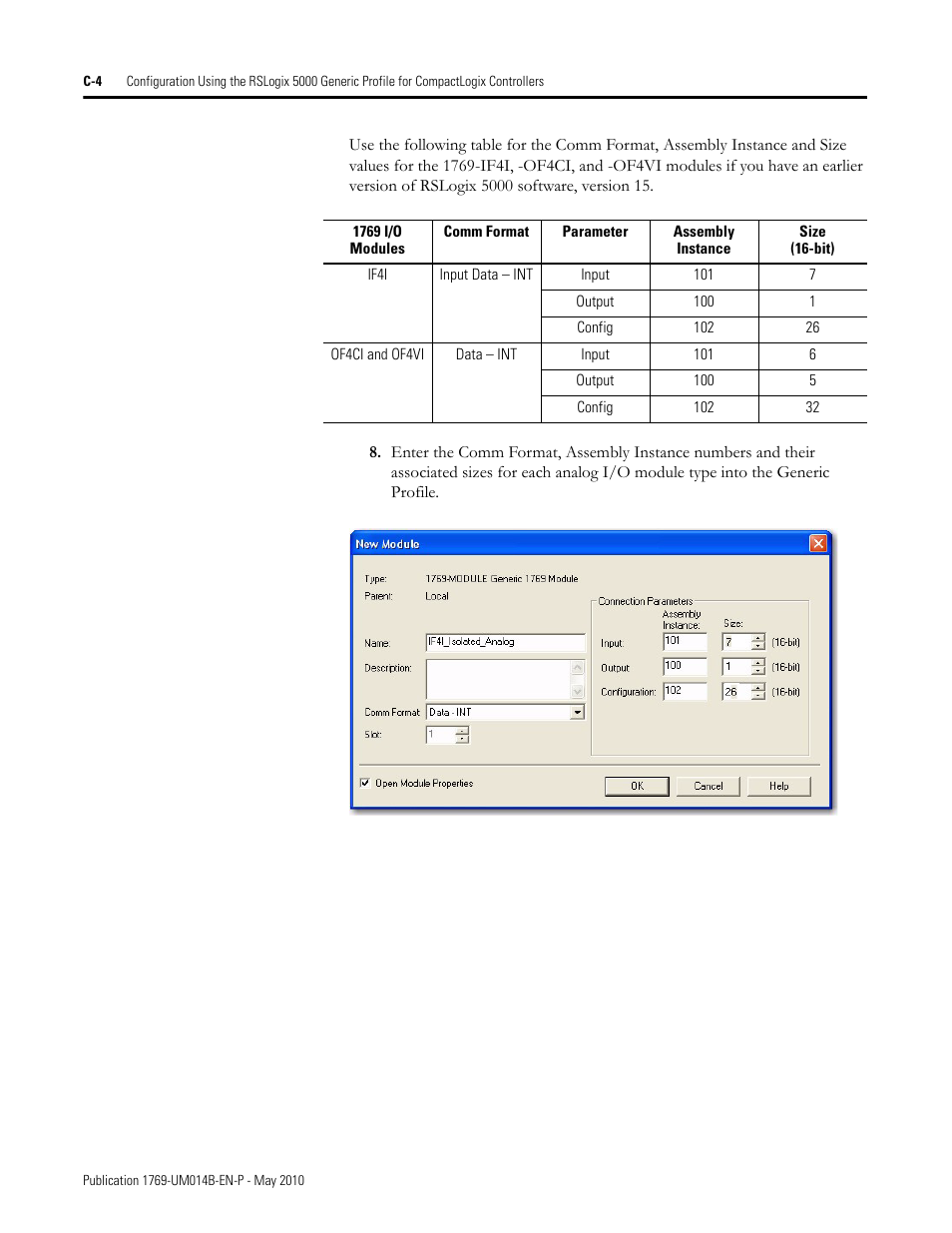 Rockwell Automation 1769-OF4VI Compact I/O Isolated Analog Modules User Manual | Page 100 / 128