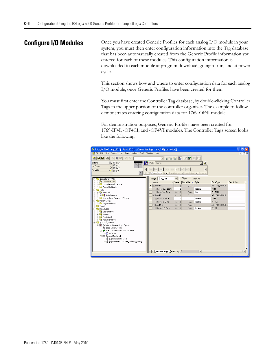 Configure i/o modules | Rockwell Automation 1769-OF4VI Compact I/O Isolated Analog Modules User Manual | Page 102 / 128