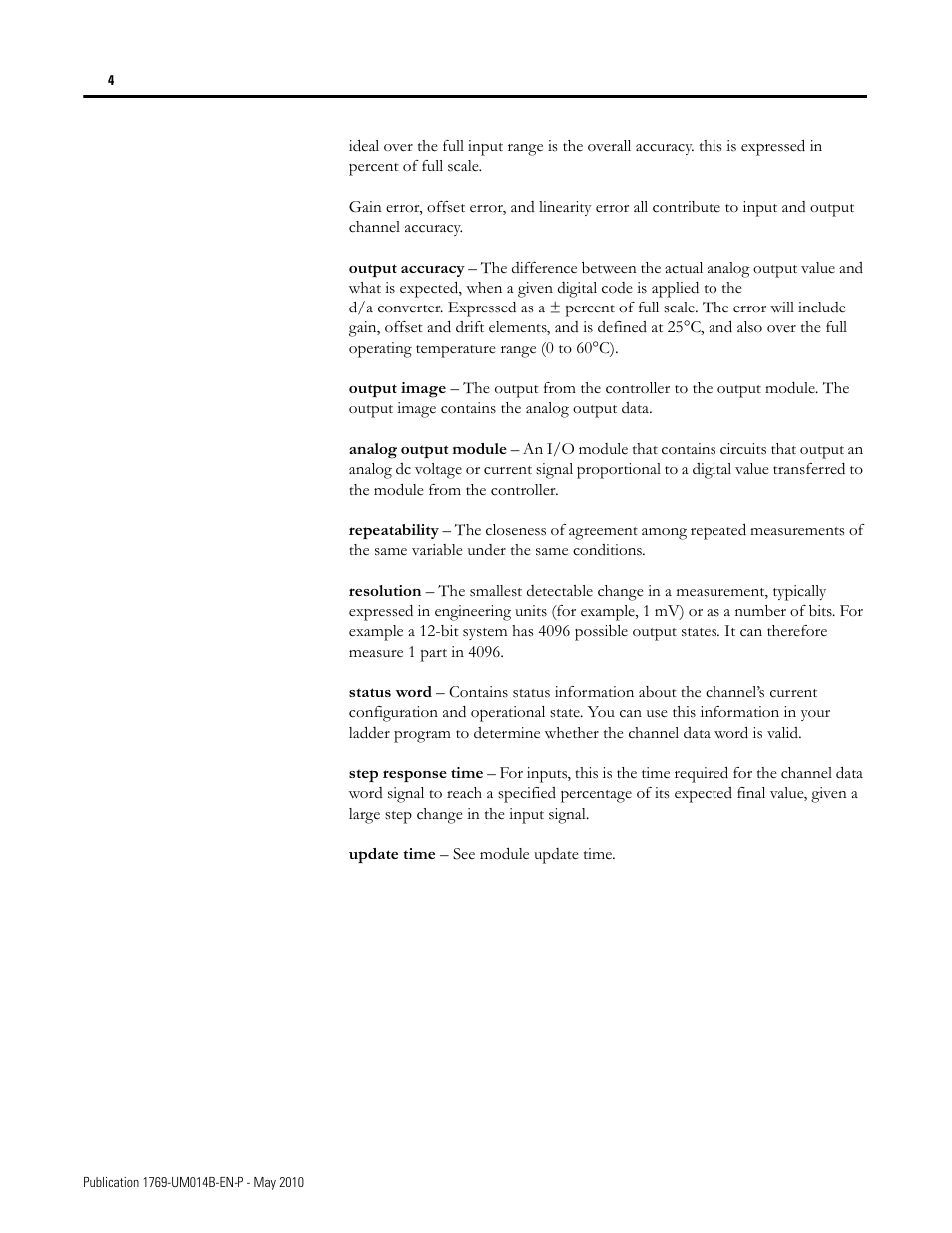 Rockwell Automation 1769-OF4VI Compact I/O Isolated Analog Modules User Manual | Page 122 / 128