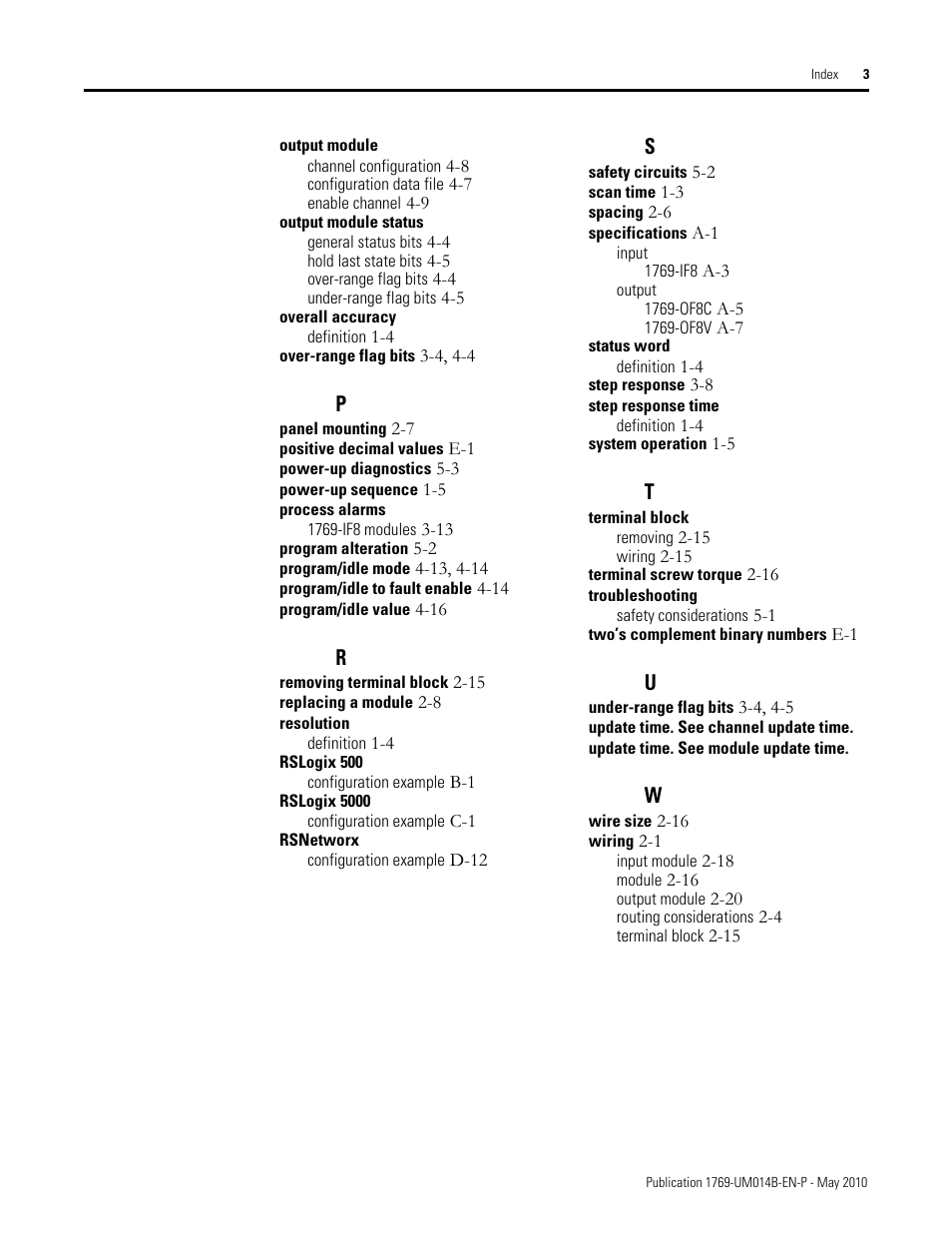 Rockwell Automation 1769-OF4VI Compact I/O Isolated Analog Modules User Manual | Page 125 / 128