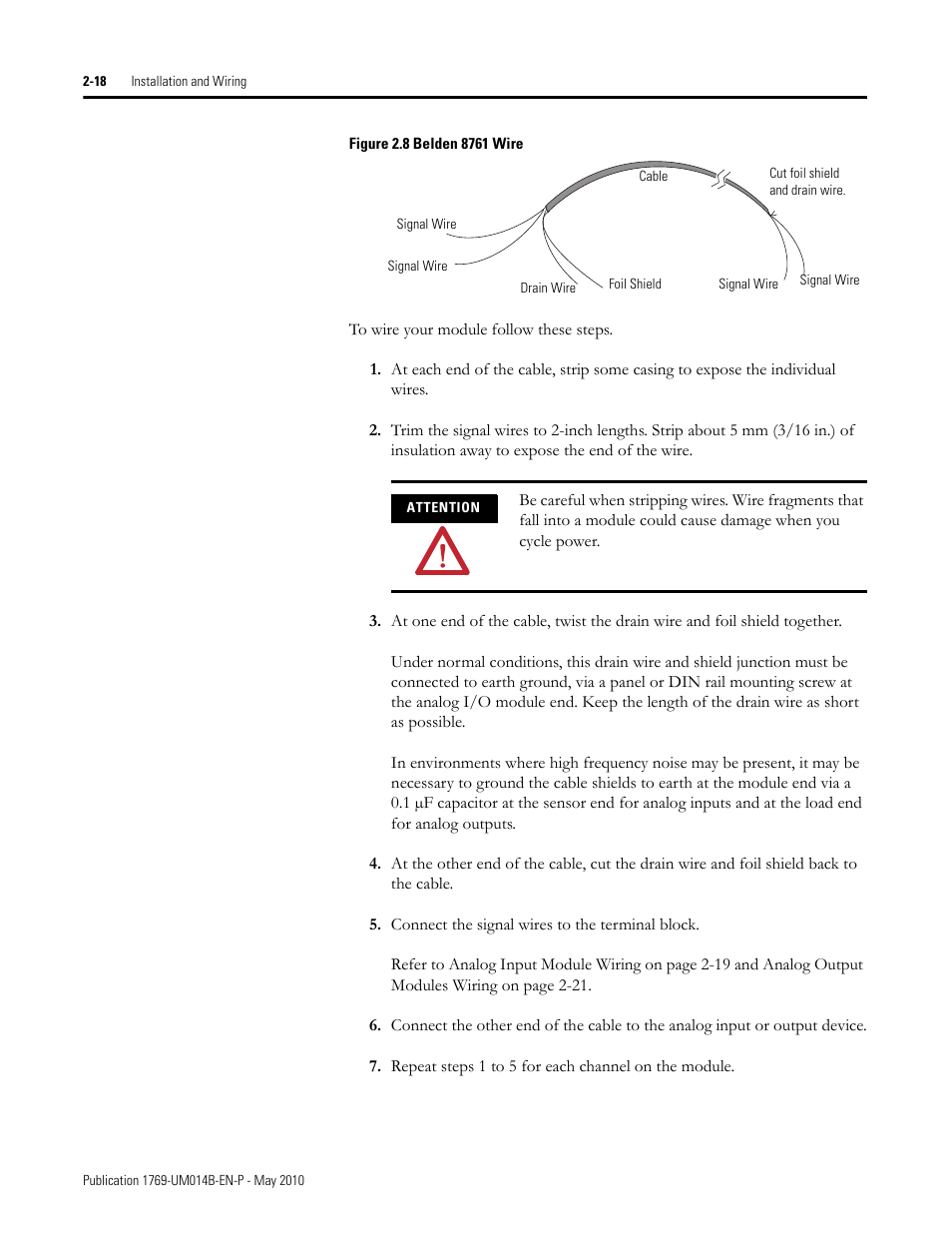 Rockwell Automation 1769-OF4VI Compact I/O Isolated Analog Modules User Manual | Page 34 / 128