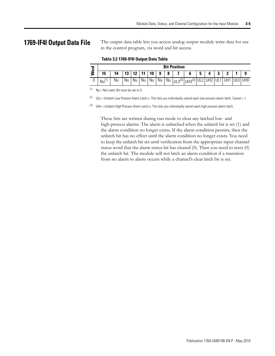 1769-if4i output data file, 1769-if4i output data file -5 | Rockwell Automation 1769-OF4VI Compact I/O Isolated Analog Modules User Manual | Page 43 / 128