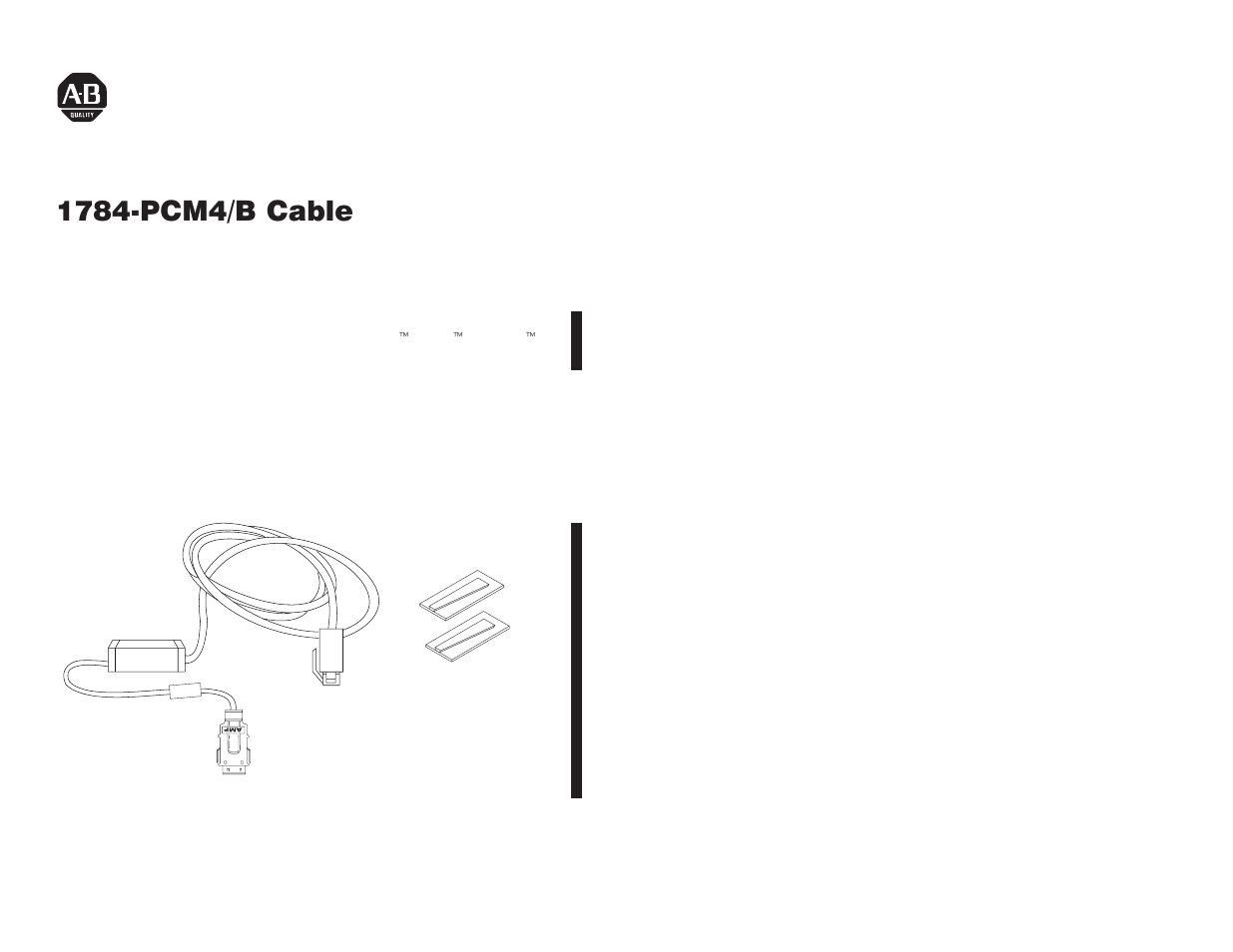 Rockwell Automation 1784-PCM4/B CABLE User Manual | 8 pages