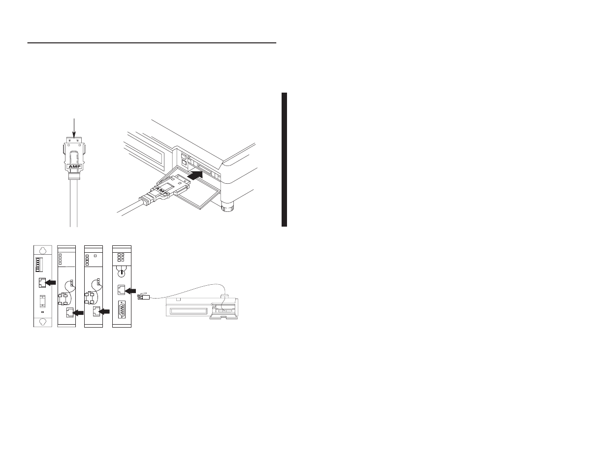 Attach the cable to the 1784-pcmk card, Attach the cable to the processor, Slc 5/02 | Rockwell Automation 1784-PCM4/B CABLE User Manual | Page 5 / 8