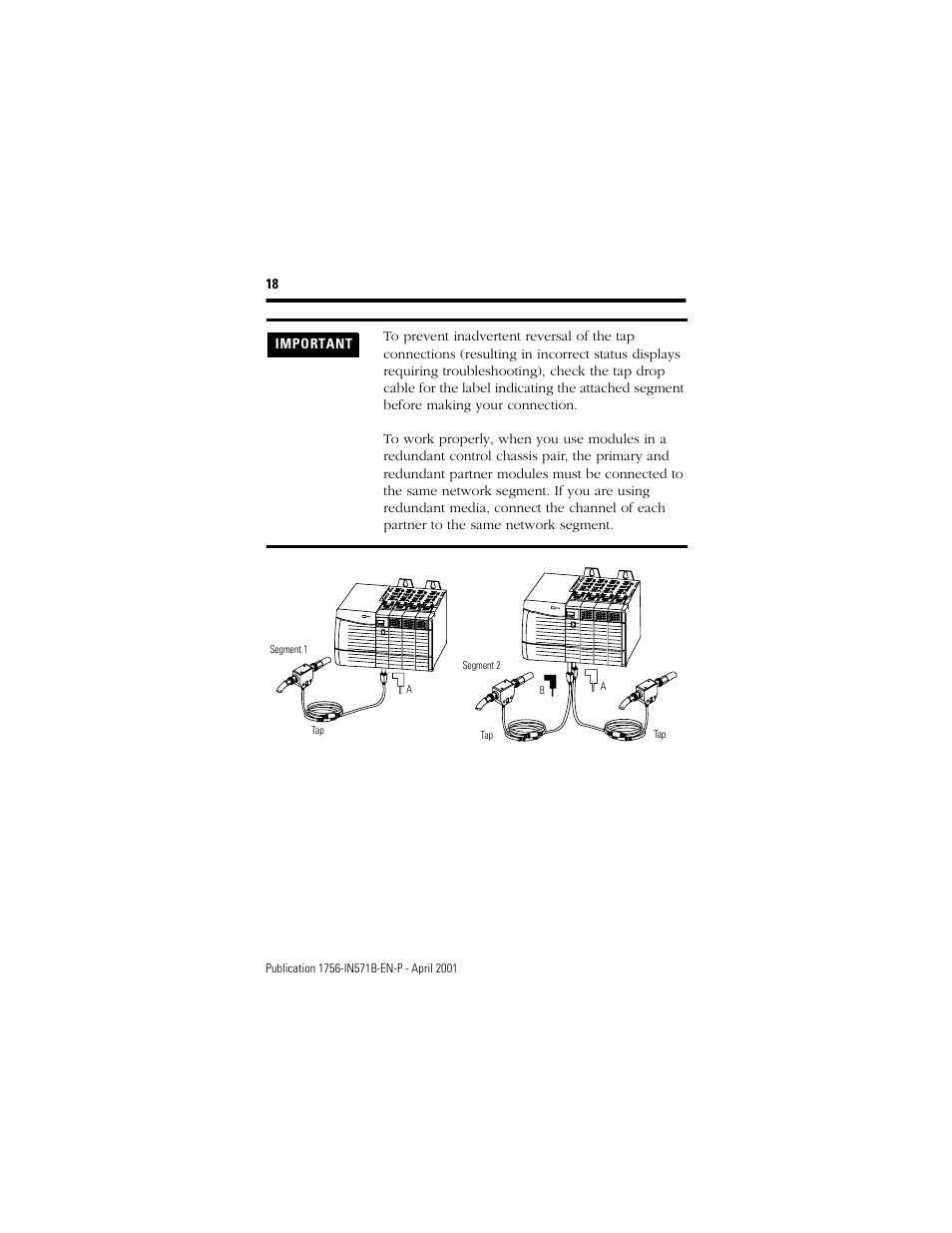 Rockwell Automation 1756-CNB ControlLogix ControlNet Bridge Module Installation Instructions User Manual | Page 18 / 32