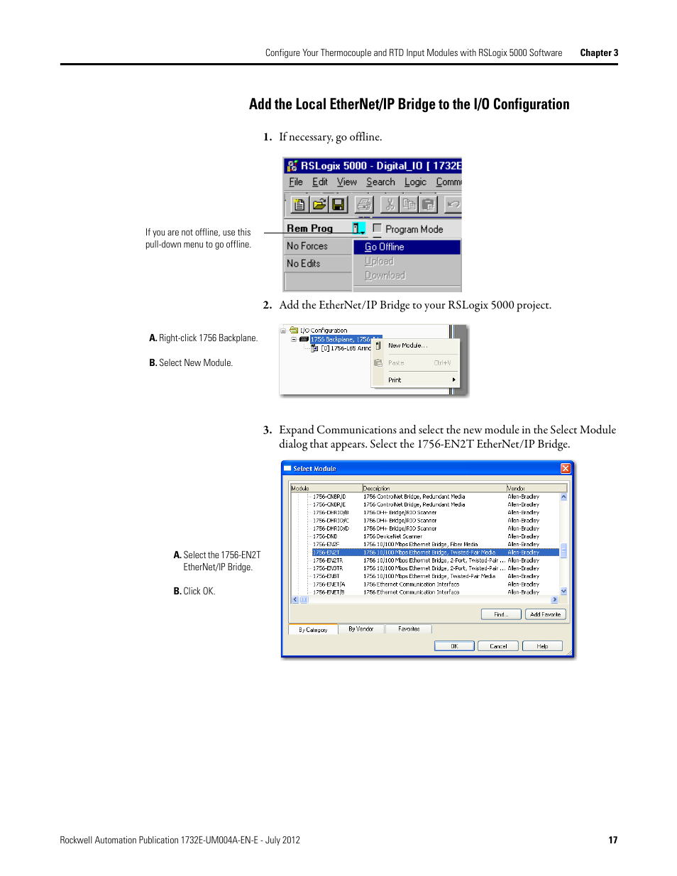 Rockwell Automation 1732E-IR4IM12R ArmorBlock Dual-Port EtherNet/IP 4-Point Thermocouple and RTD User Manual | Page 25 / 86