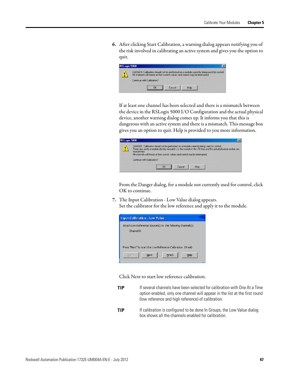 Rockwell Automation 1732E-IR4IM12R ArmorBlock Dual-Port EtherNet/IP 4-Point Thermocouple and RTD User Manual | Page 55 / 86