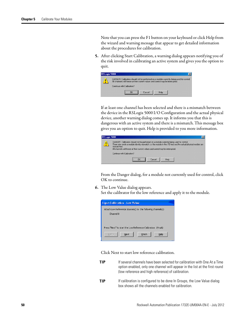 Rockwell Automation 1732E-IR4IM12R ArmorBlock Dual-Port EtherNet/IP 4-Point Thermocouple and RTD User Manual | Page 58 / 86