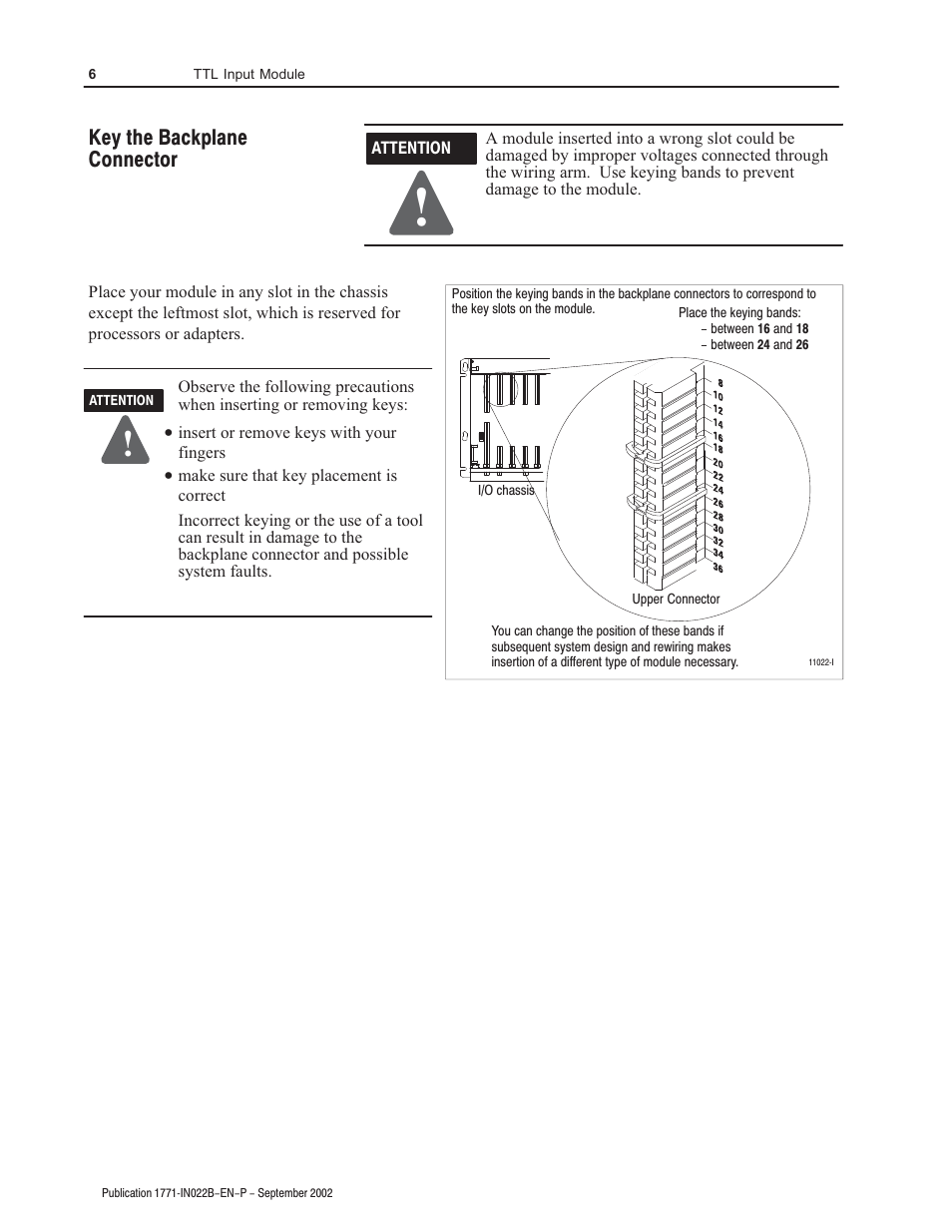 Rockwell Automation 1771-IGD TTL Input Module Installation Instructions User Manual | Page 6 / 12