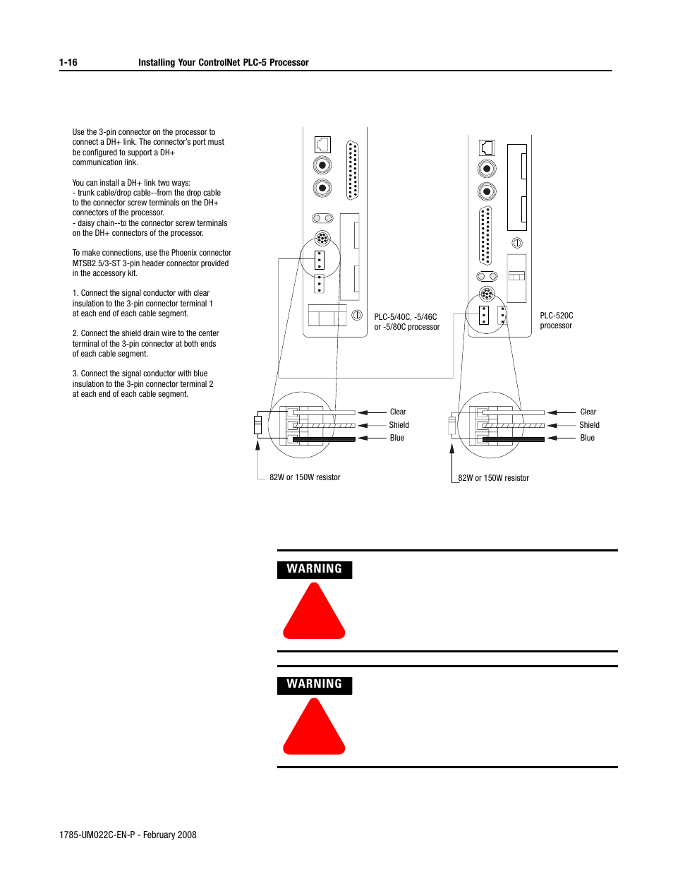 Rockwell Automation 1785-Lx0C15 ControlNet PLC-5 Programmable Controllers User Manual User Manual | Page 28 / 148