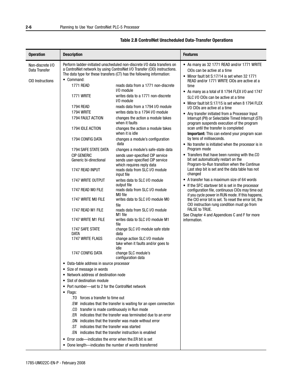 Rockwell Automation 1785-Lx0C15 ControlNet PLC-5 Programmable Controllers User Manual User Manual | Page 44 / 148