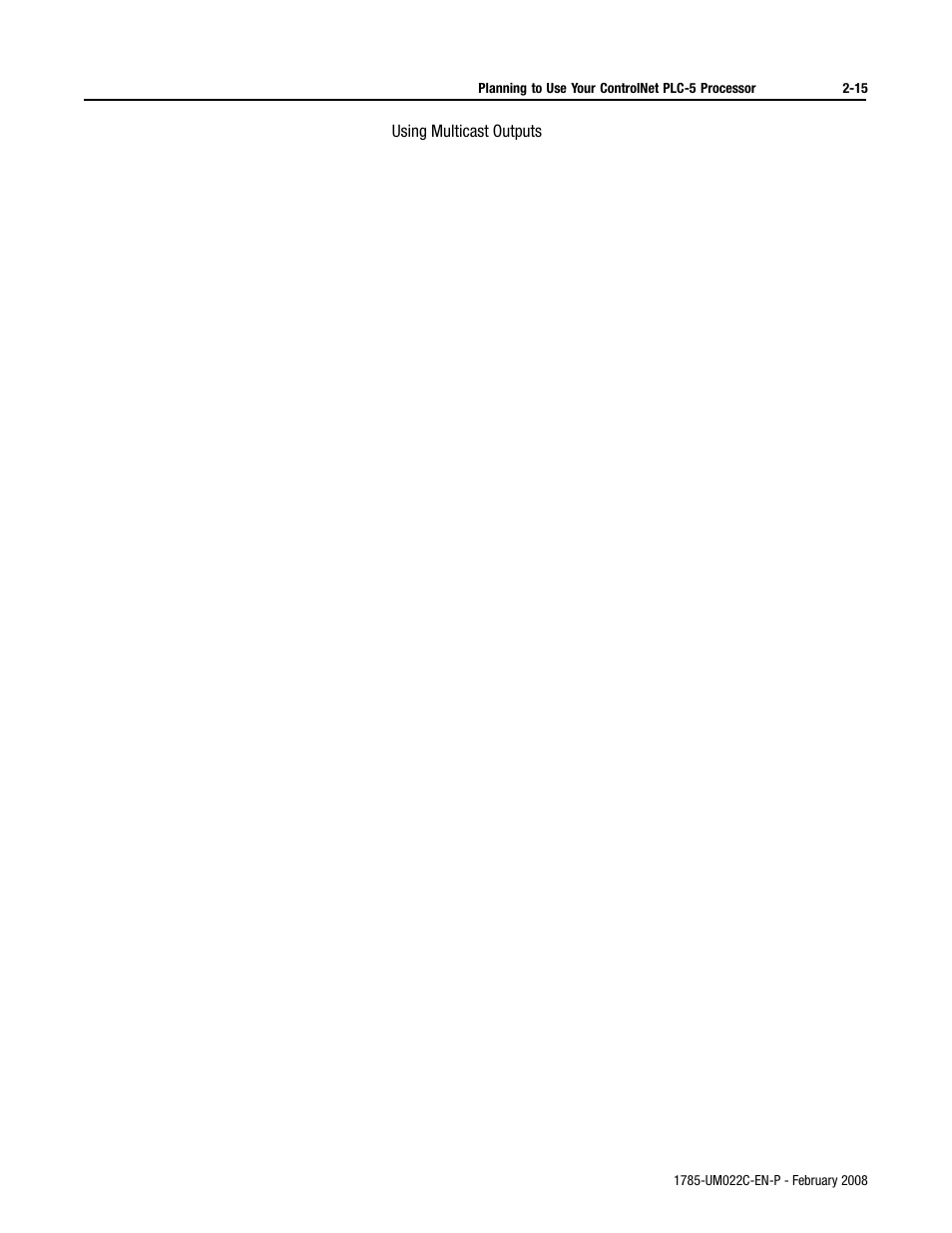 Rockwell Automation 1785-Lx0C15 ControlNet PLC-5 Programmable Controllers User Manual User Manual | Page 53 / 148
