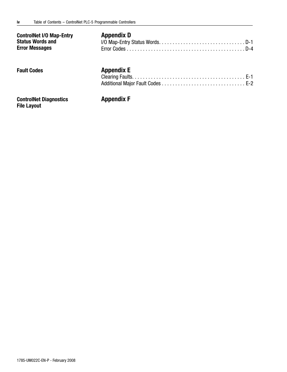 Rockwell Automation 1785-Lx0C15 ControlNet PLC-5 Programmable Controllers User Manual User Manual | Page 8 / 148