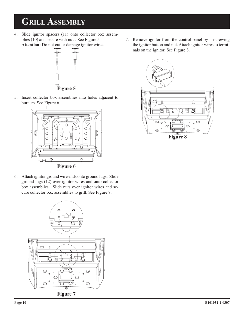 Rill, Ssembly | Broilmaster T3CN-1 User Manual | Page 10 / 24