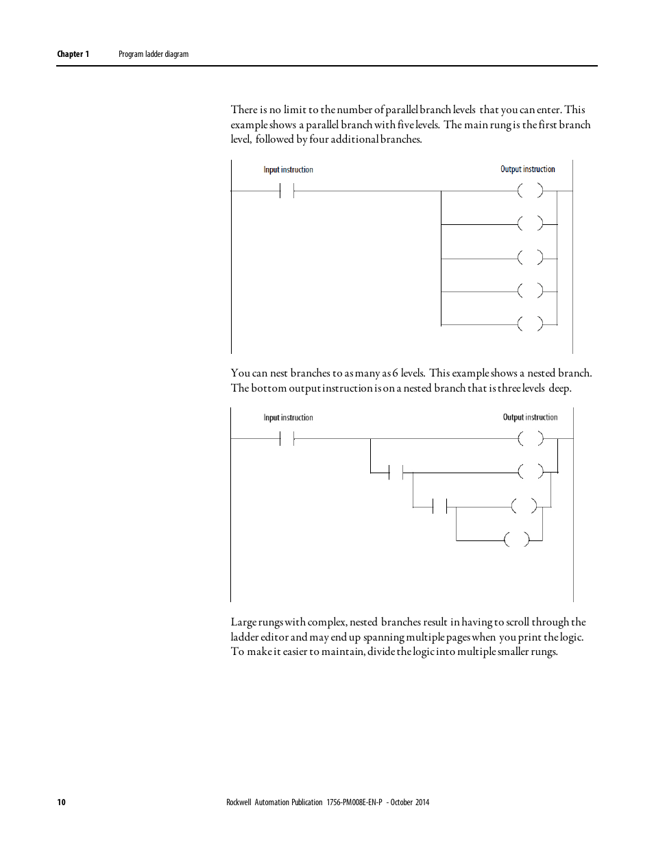 Rockwell Automation Logix5000 Controllers Ladder Diagram Programming Manual User Manual | Page 10 / 22