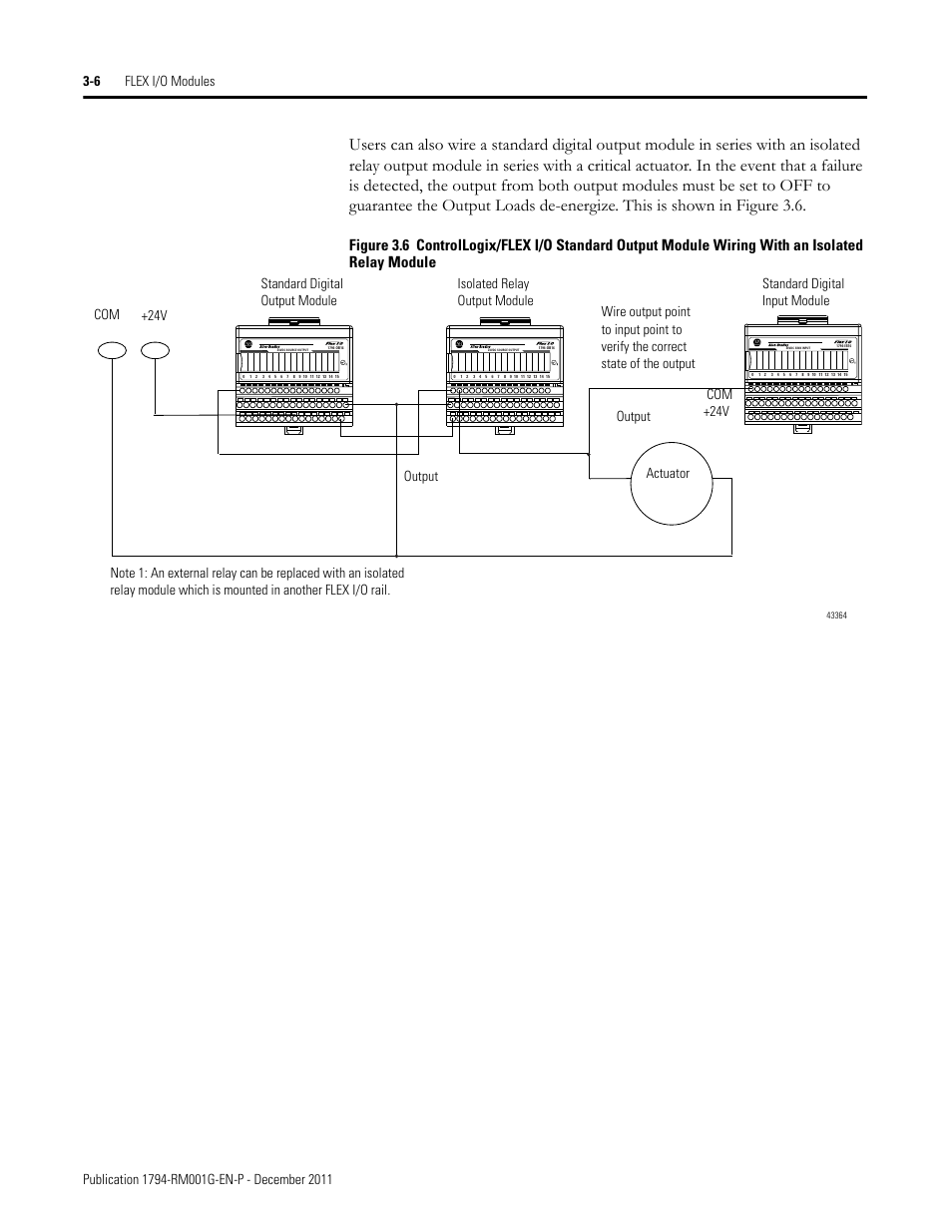 Isolated relay output module | Rockwell Automation 1794 FLEX I/O System with ControlLogix for SIL2 User Manual | Page 28 / 60