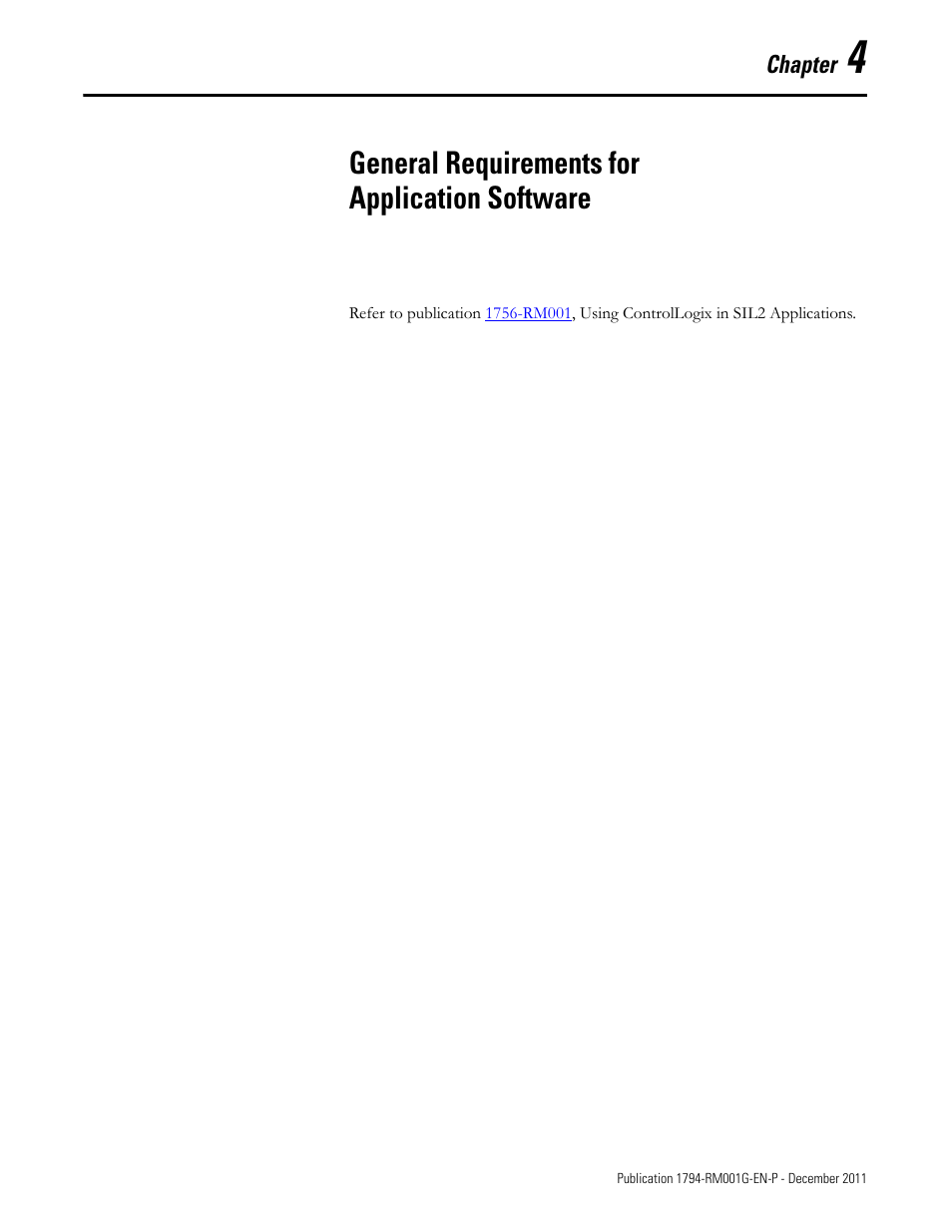 4 - general requirements for application software, General requirements for application software | Rockwell Automation 1794 FLEX I/O System with ControlLogix for SIL2 User Manual | Page 43 / 60