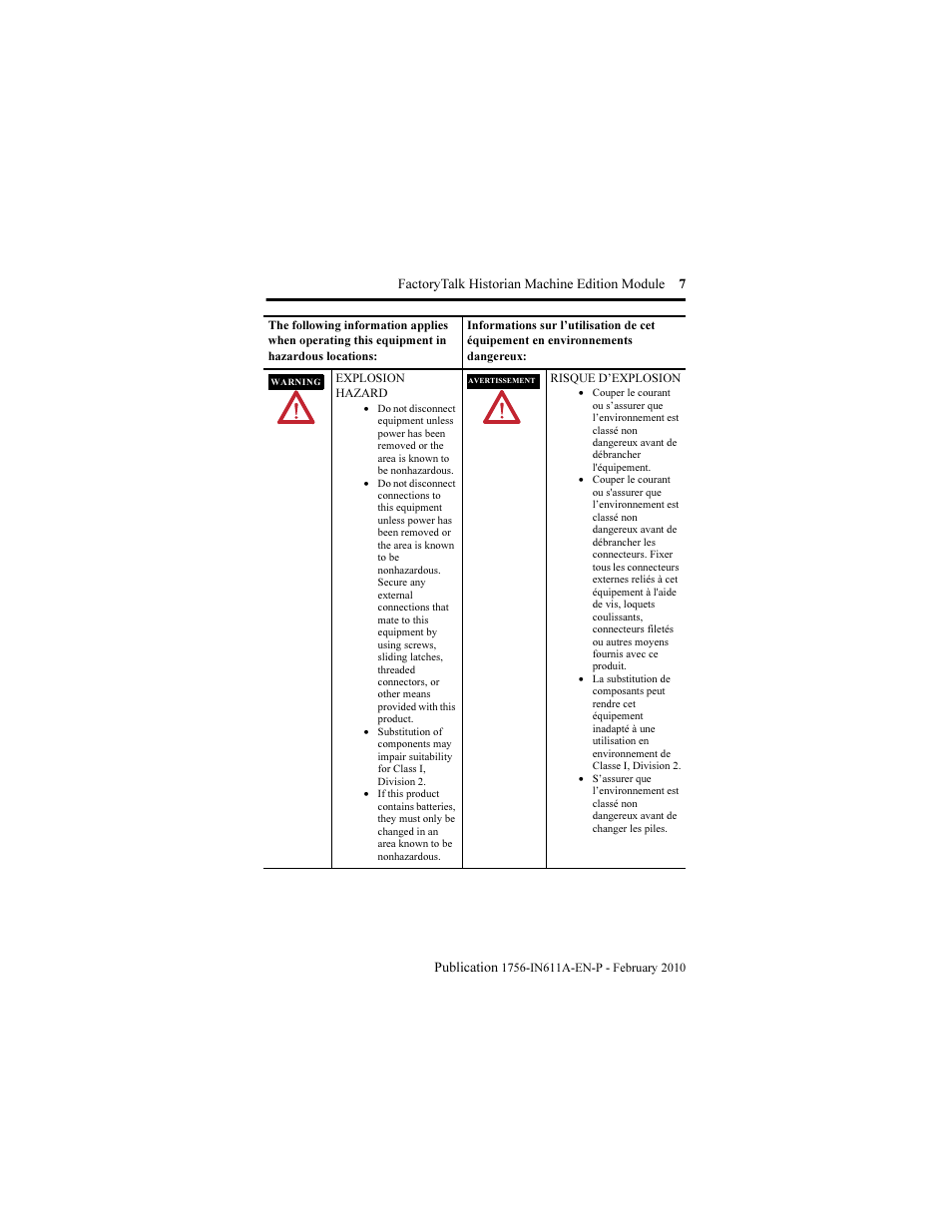 Rockwell Automation 1756-HIST2G FactoryTalk Historian ME 2.1 Installation Instructions User Manual | Page 7 / 26