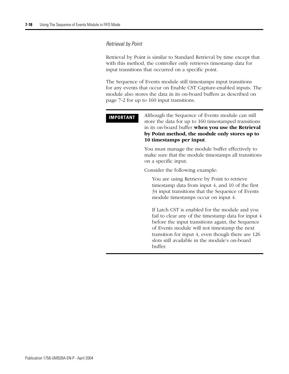 Rockwell Automation 1756-IH16ISOE ControlLogix Sequence of Events Module User Manual | Page 104 / 160