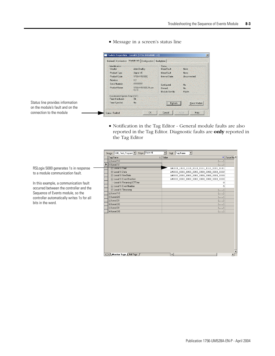 Rockwell Automation 1756-IH16ISOE ControlLogix Sequence of Events Module User Manual | Page 109 / 160