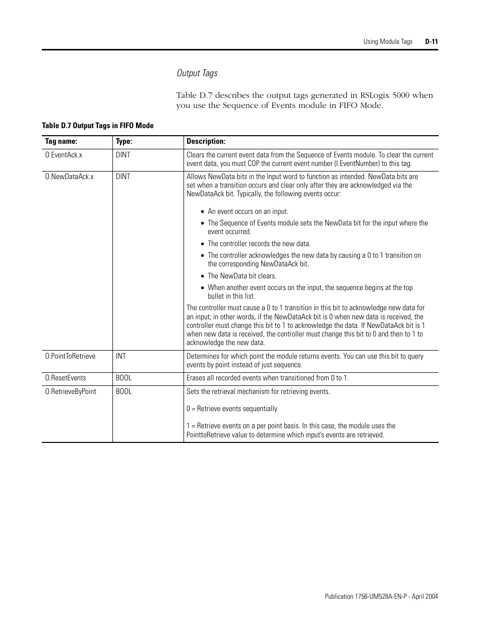 Rockwell Automation 1756-IH16ISOE ControlLogix Sequence of Events Module User Manual | Page 145 / 160