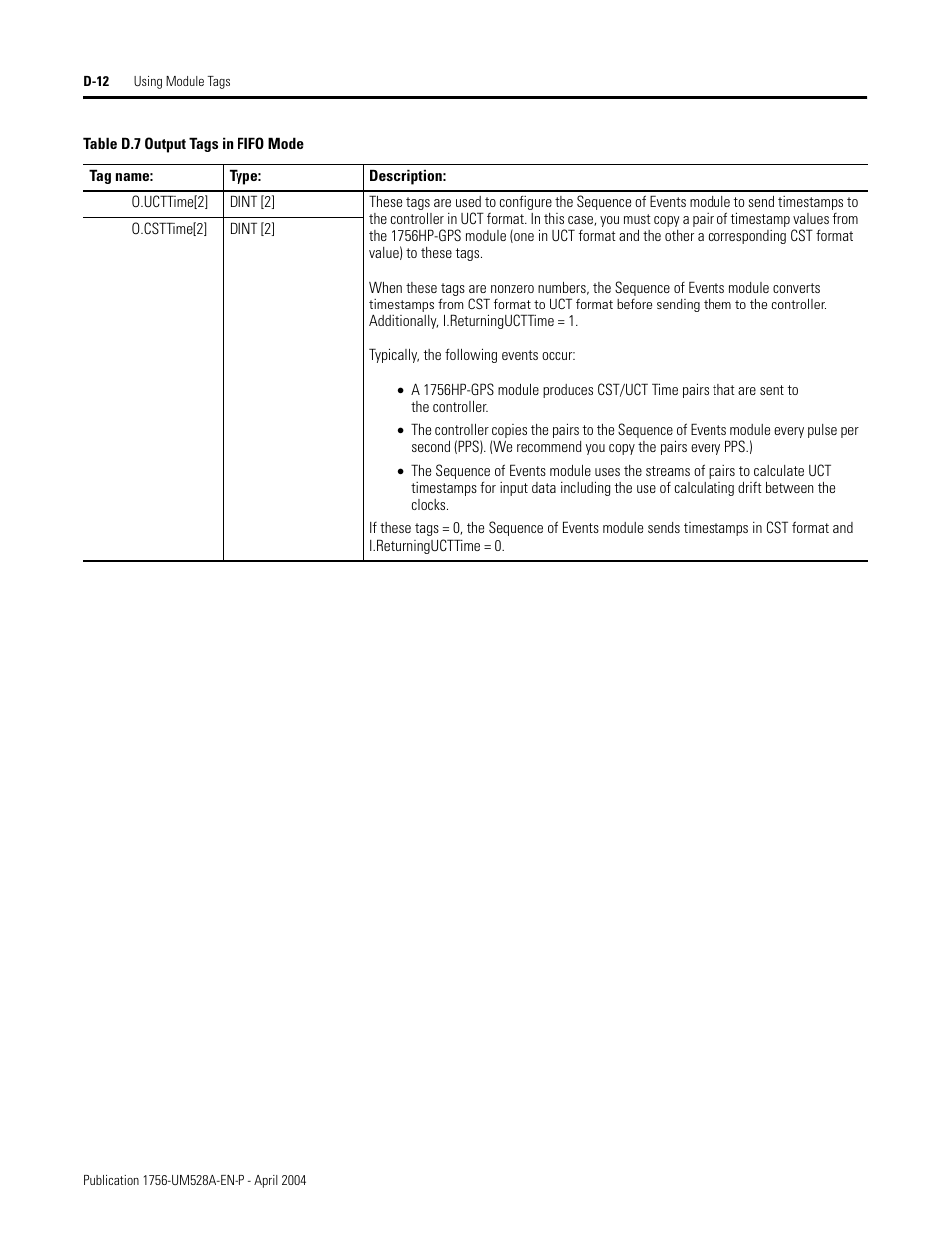 Rockwell Automation 1756-IH16ISOE ControlLogix Sequence of Events Module User Manual | Page 146 / 160