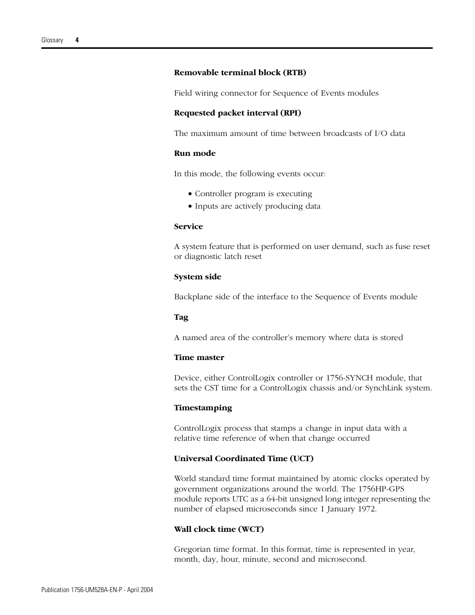 Rockwell Automation 1756-IH16ISOE ControlLogix Sequence of Events Module User Manual | Page 152 / 160