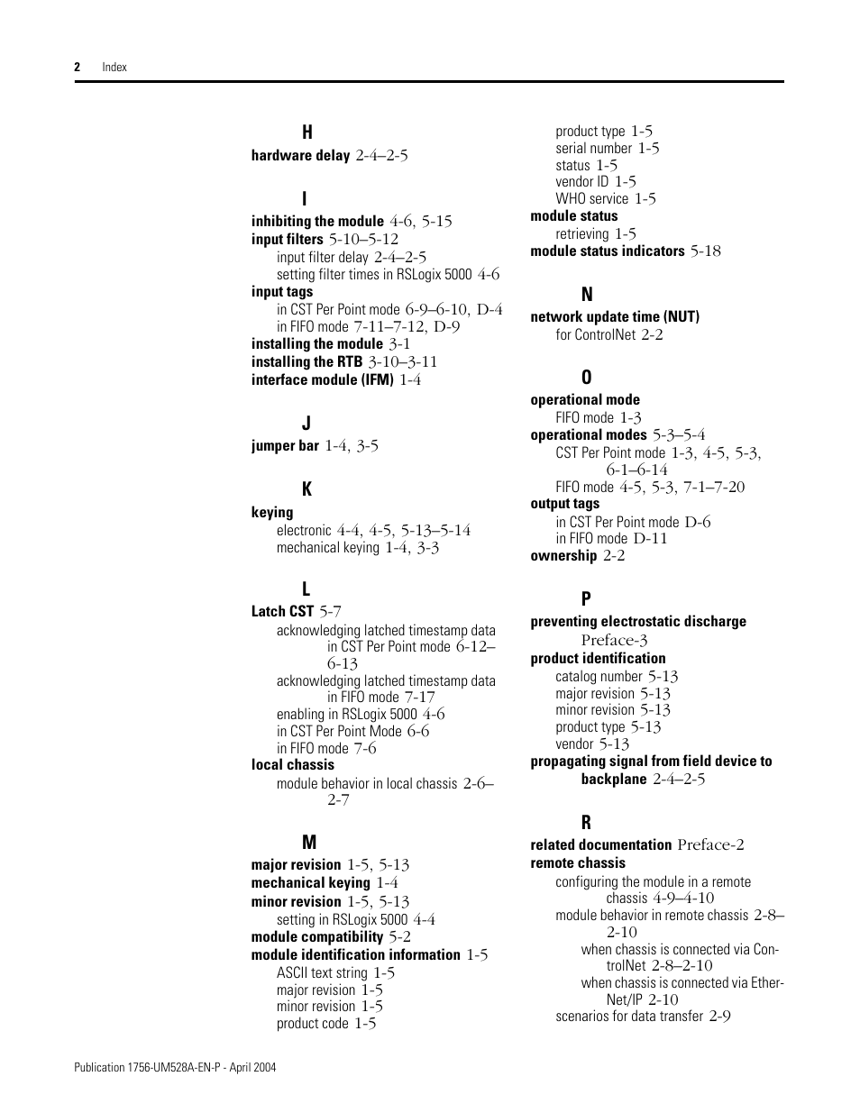 Rockwell Automation 1756-IH16ISOE ControlLogix Sequence of Events Module User Manual | Page 154 / 160