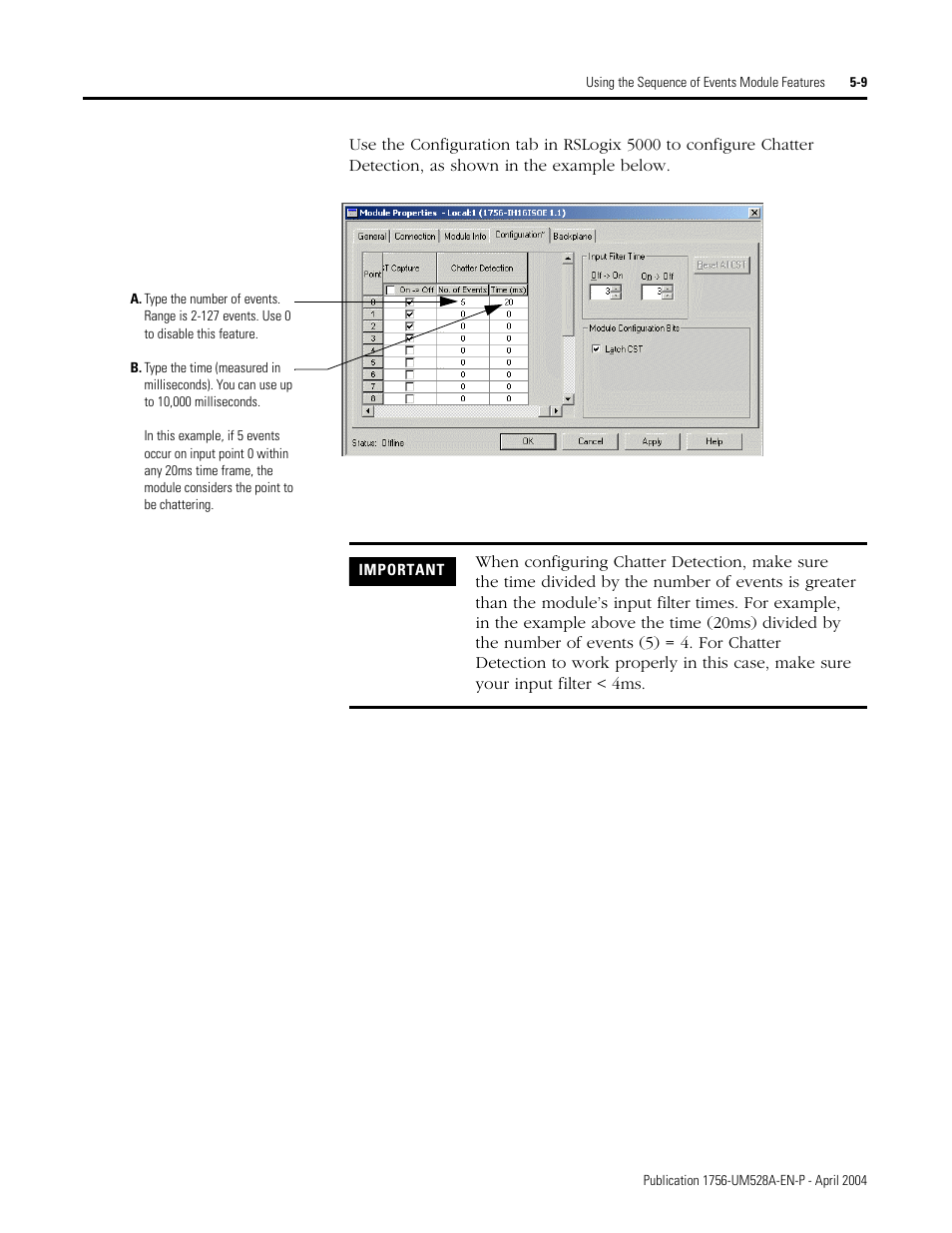 Rockwell Automation 1756-IH16ISOE ControlLogix Sequence of Events Module User Manual | Page 61 / 160