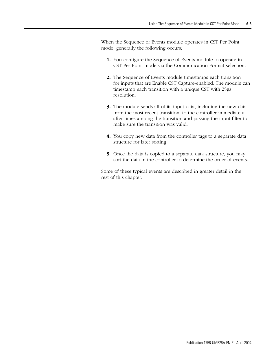 Rockwell Automation 1756-IH16ISOE ControlLogix Sequence of Events Module User Manual | Page 75 / 160