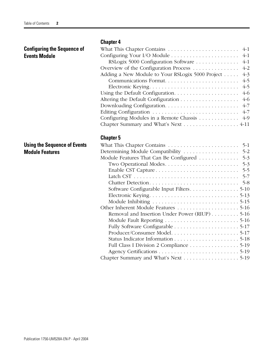 Rockwell Automation 1756-IH16ISOE ControlLogix Sequence of Events Module User Manual | Page 8 / 160
