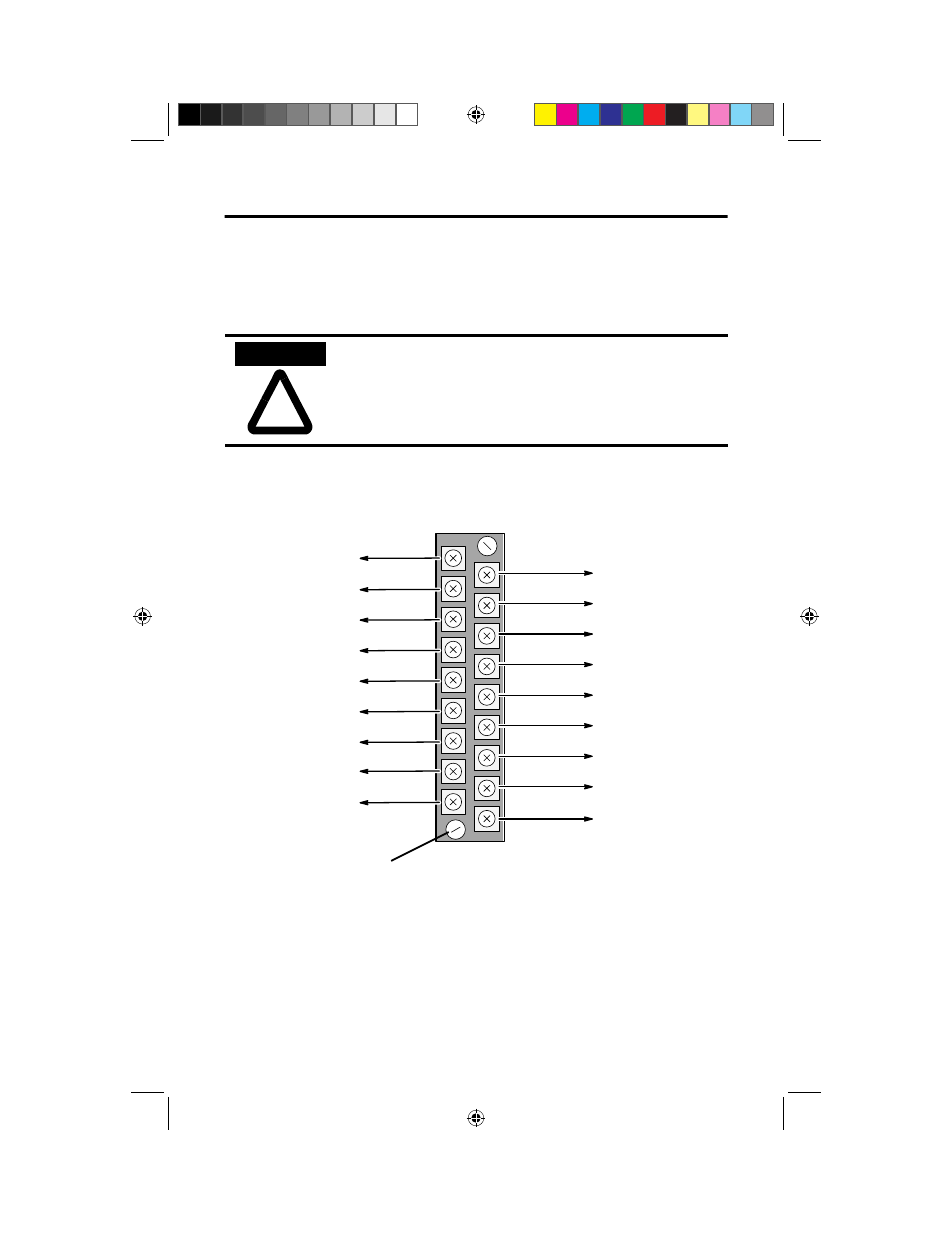 Terminal wiring, Terminal block | Rockwell Automation 1746-NI8 SLC 500 Analog Input Module Instructions User Manual | Page 10 / 20
