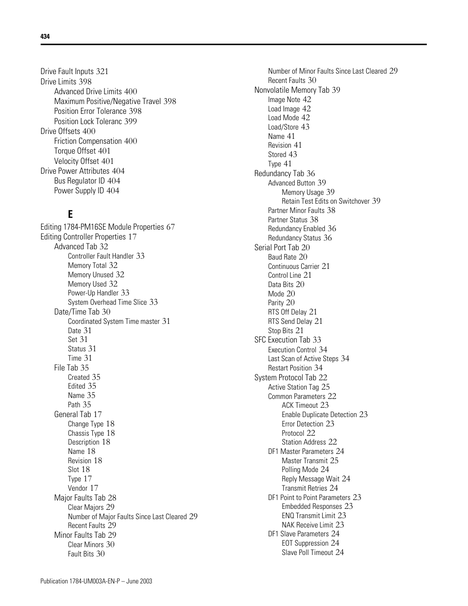 Rockwell Automation 1784-PM16SE SoftLogix Motion Card Setup and Configuration Manual User Manual | Page 442 / 451